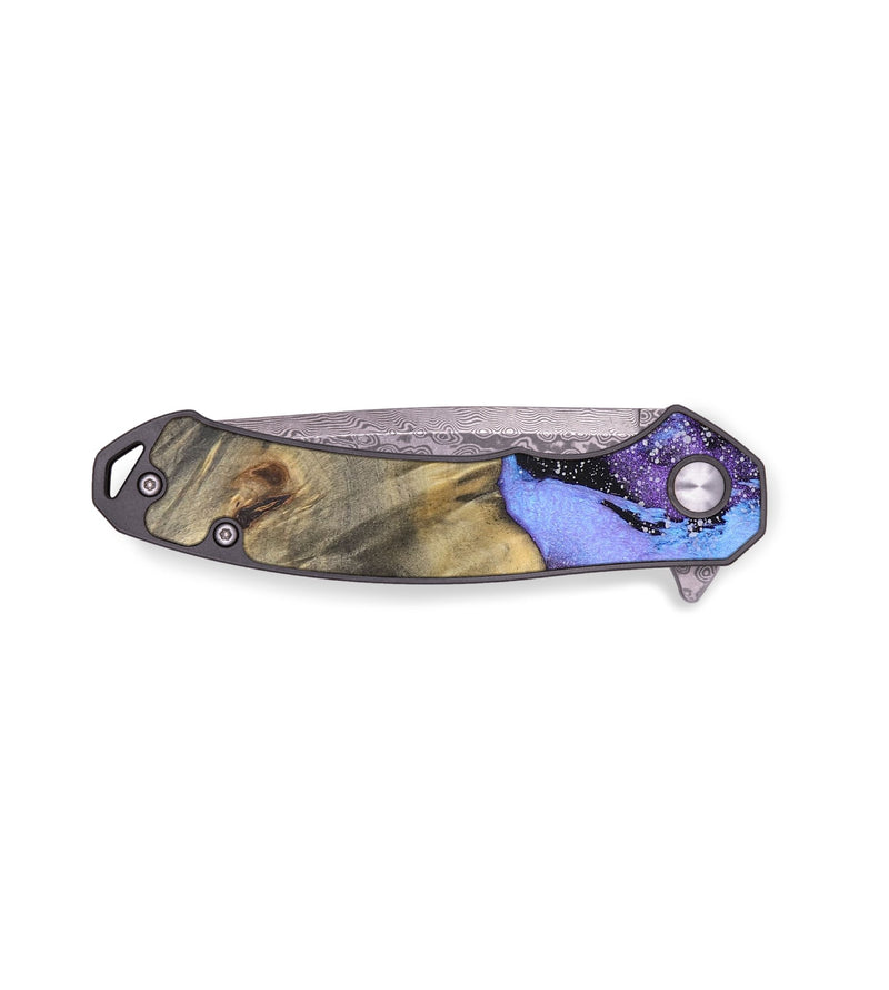 EDC Wood+Resin Pocket Knife - Jacqueline (Cosmos, 695416)