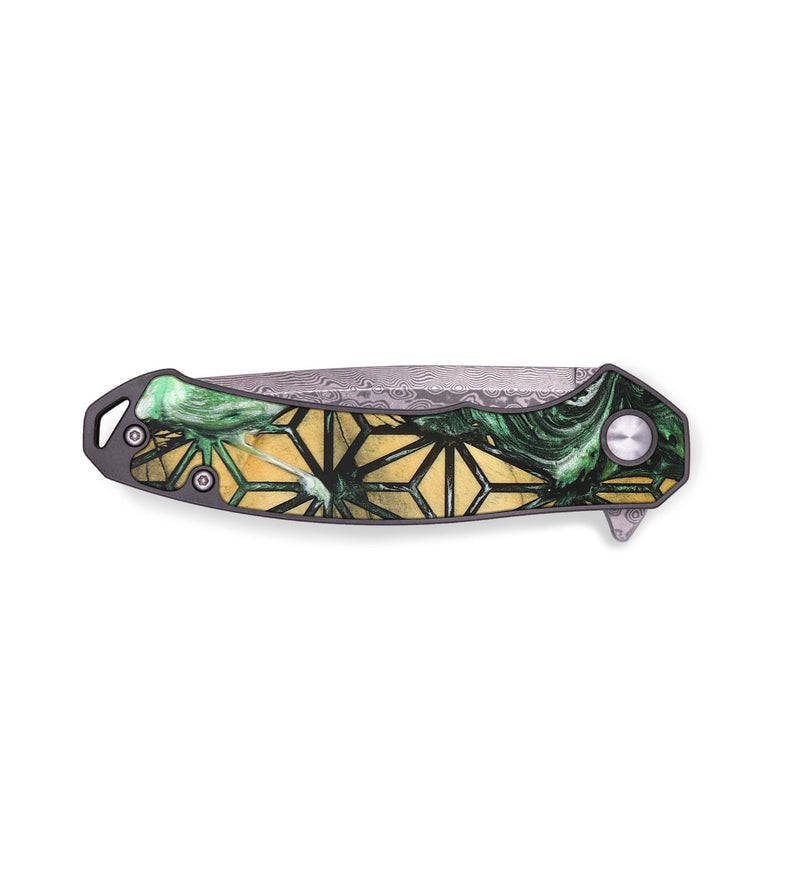 EDC Wood+Resin Pocket Knife - Wanda (Pattern, 695430)