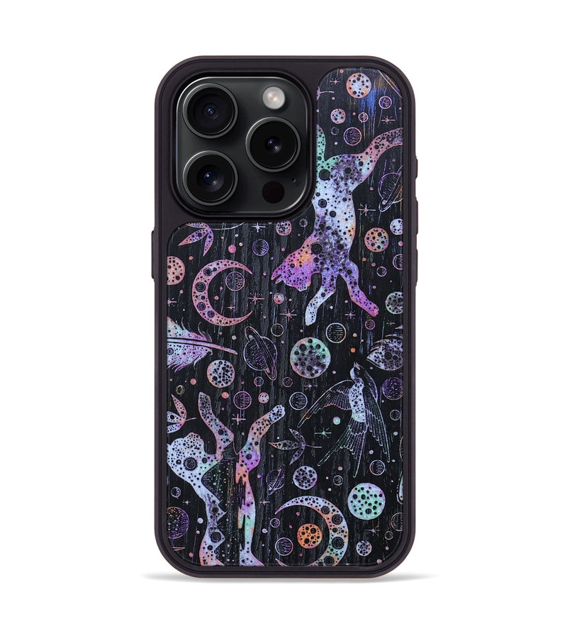 iPhone 15 Pro Wood+Resin Phone Case - Cairo (Pattern, 695525)