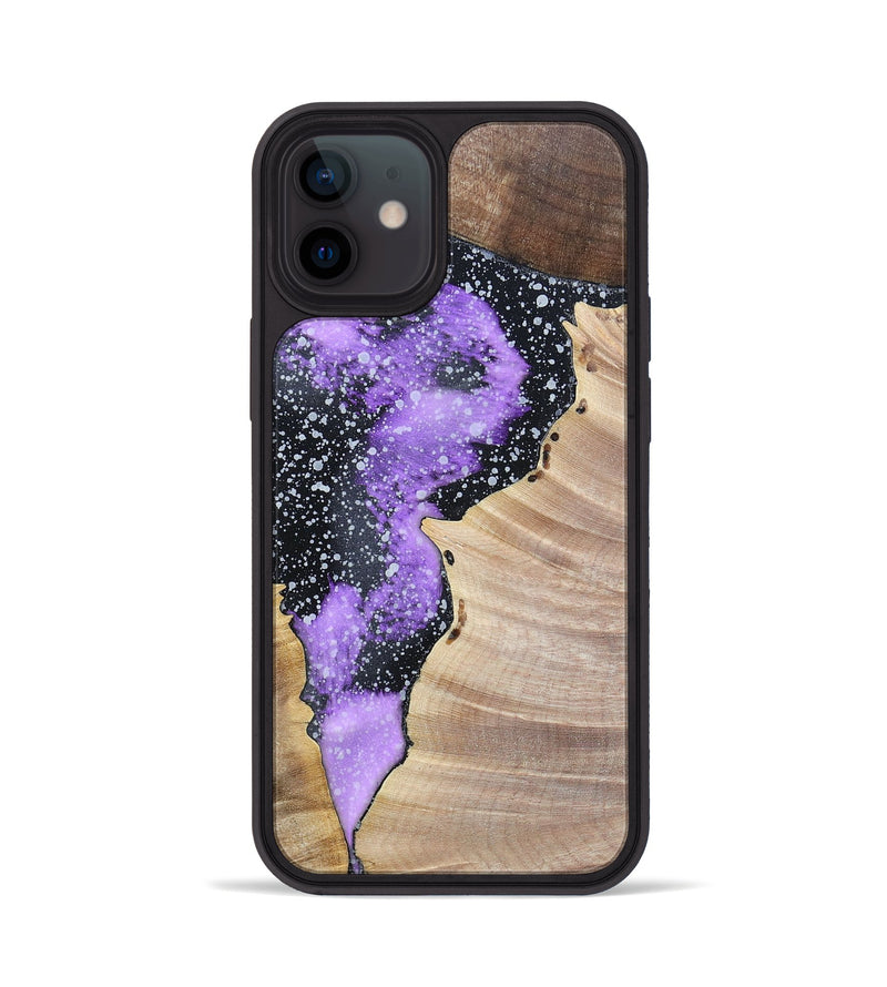iPhone 12 Wood+Resin Phone Case - Ashanti (Cosmos, 695561)