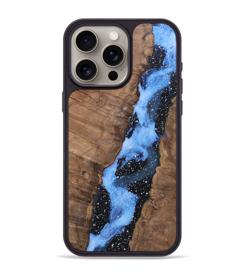 iPhone 15 Pro Max Wood+Resin Phone Case - Kamryn (Cosmos, 695565)
