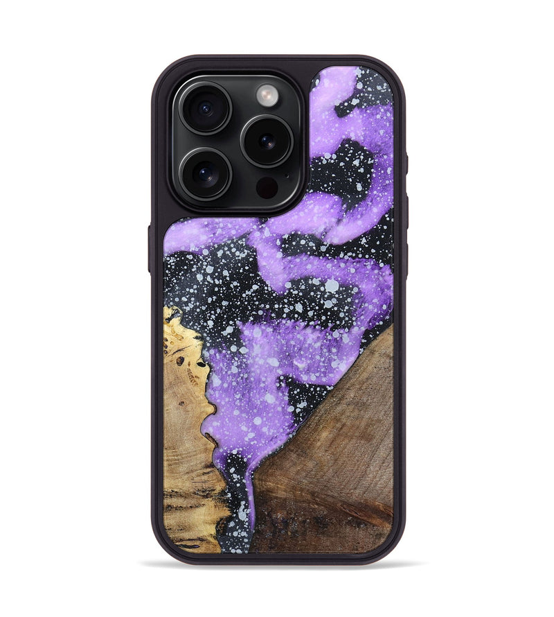 iPhone 15 Pro Wood+Resin Phone Case - Lynn (Cosmos, 695573)