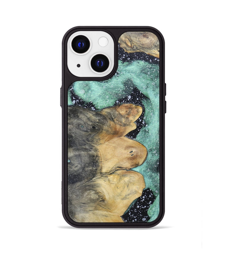 iPhone 13 Wood+Resin Phone Case - Fatima (Cosmos, 695586)