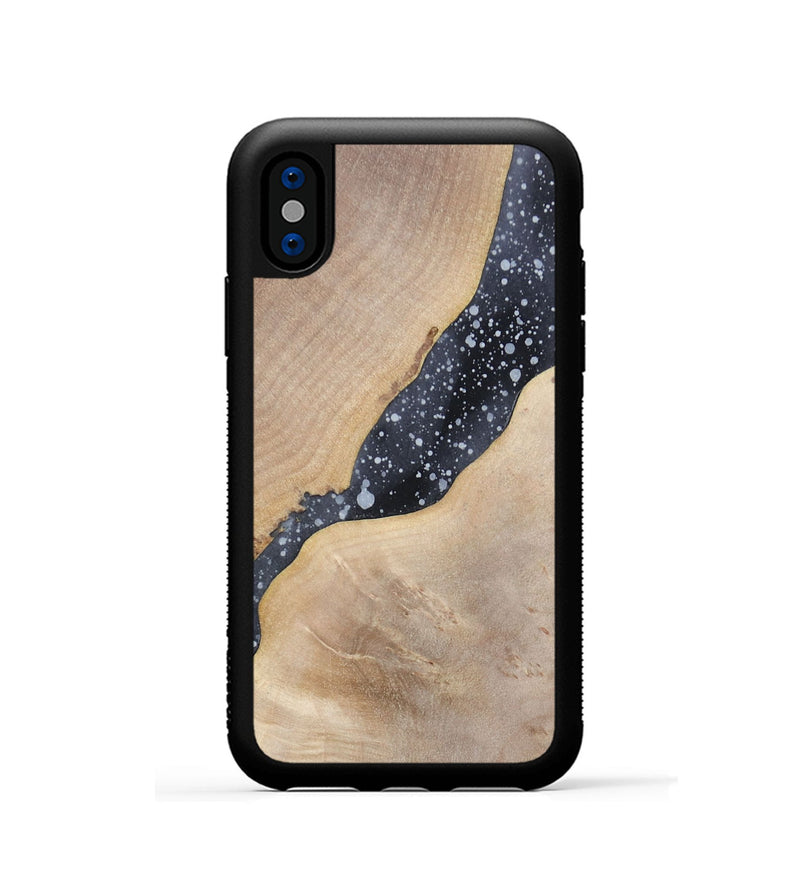 iPhone Xs Wood+Resin Phone Case - Cristina (Cosmos, 695591)