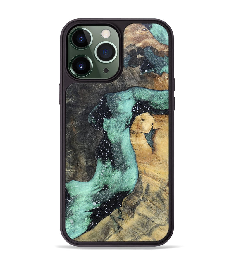 iPhone 13 Pro Max Wood+Resin Phone Case - Victoria (Cosmos, 695595)