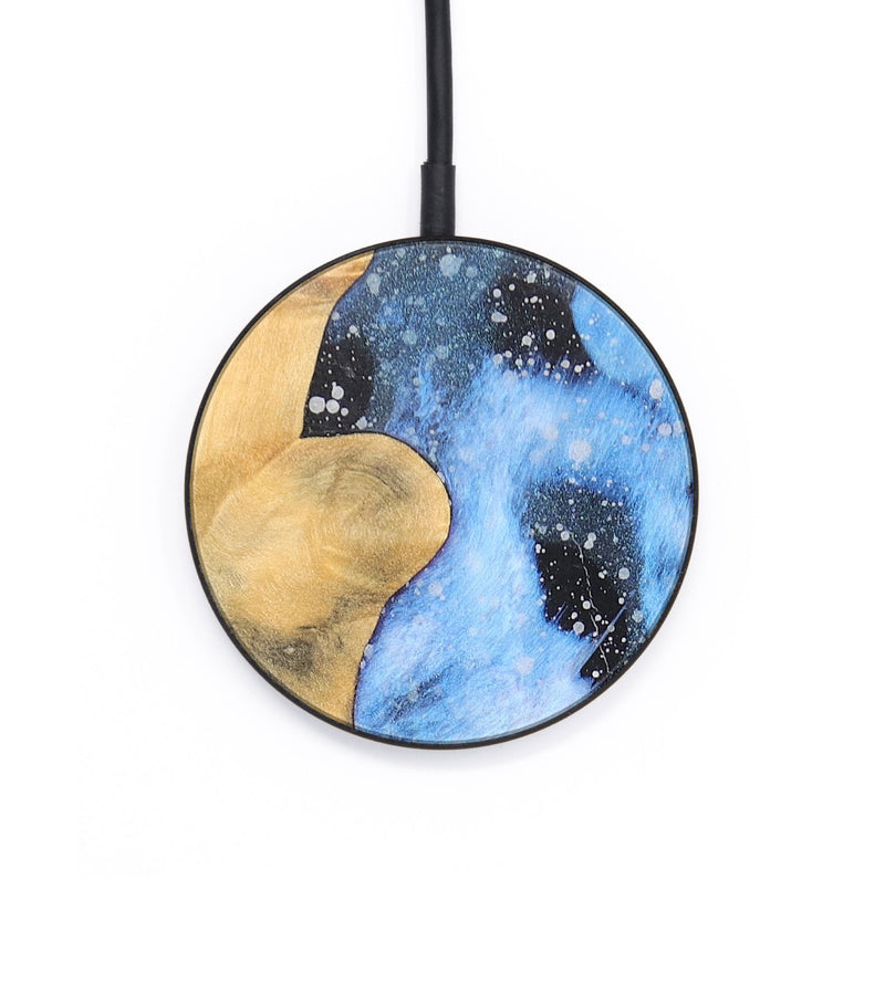 Circle Wood+Resin Wireless Charger - Paisley (Cosmos, 695710)