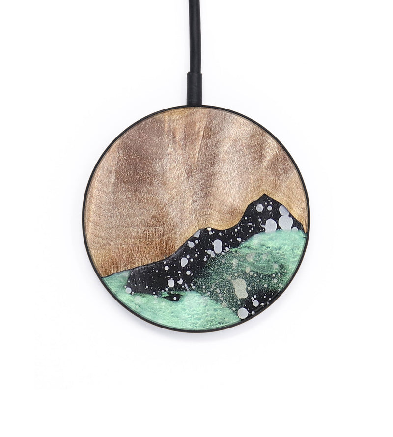 Circle Wood+Resin Wireless Charger - Charity (Cosmos, 695718)