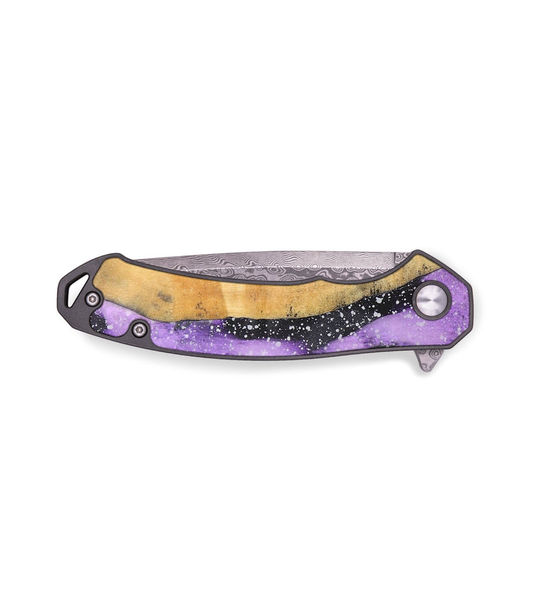 EDC Wood+Resin Pocket Knife - Ophelia (Cosmos, 695766)