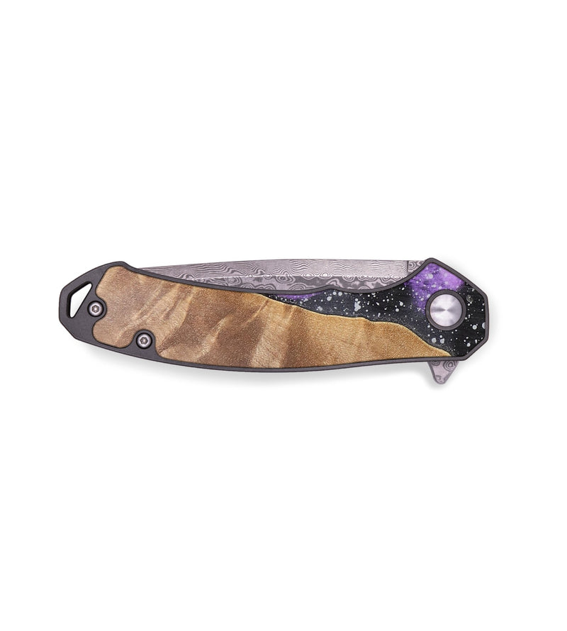 EDC Wood+Resin Pocket Knife - Londyn (Cosmos, 695770)