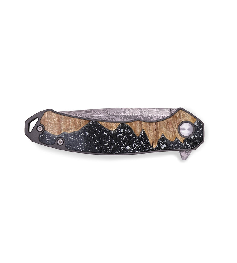 EDC Wood+Resin Pocket Knife - Beulah (Cosmos, 695772)