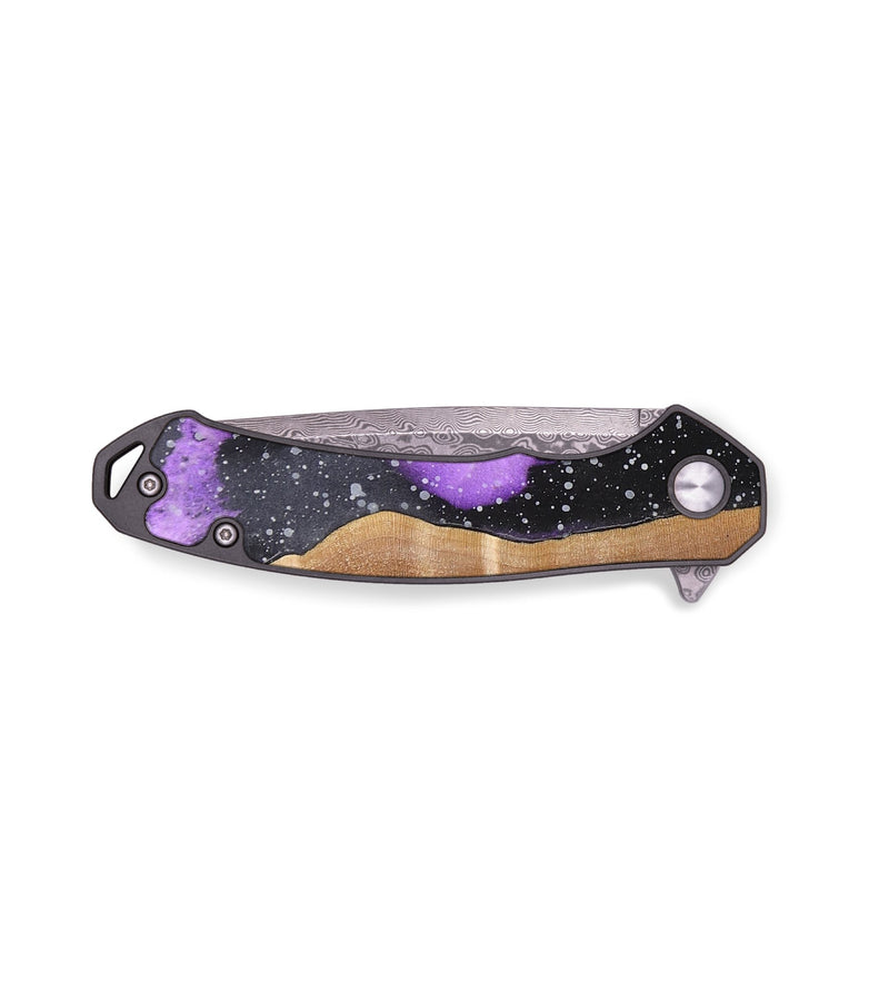 EDC Wood+Resin Pocket Knife - Brandi (Cosmos, 695777)