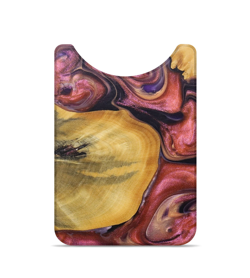Live Edge Wood+Resin Wallet - Nicholas (Purple, 695822)