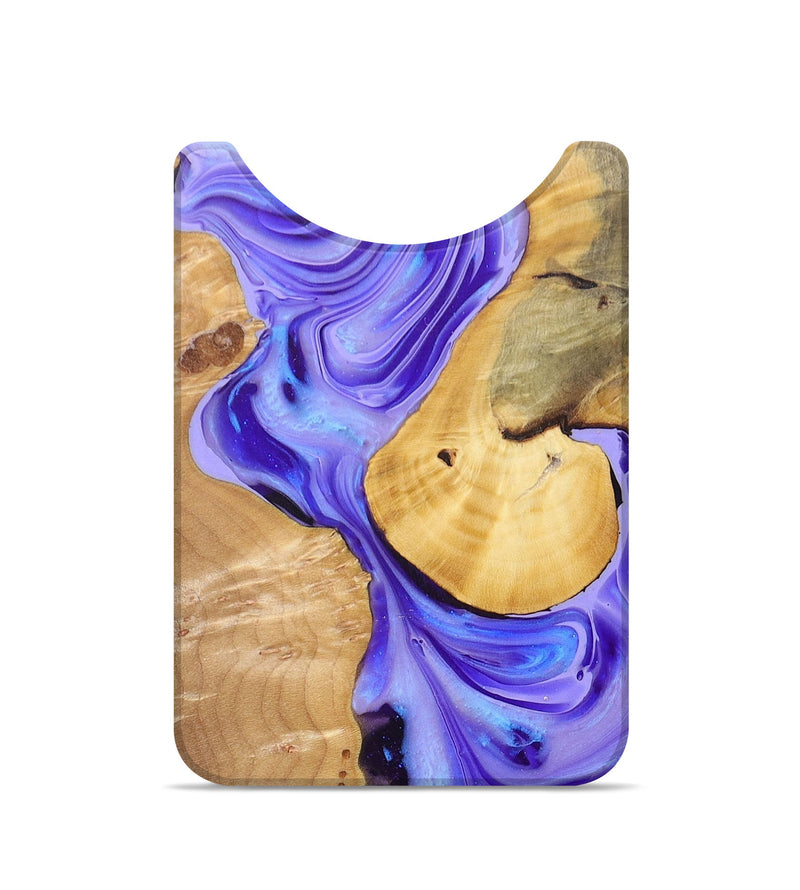 Live Edge Wood+Resin Wallet - Pablo (Purple, 695825)