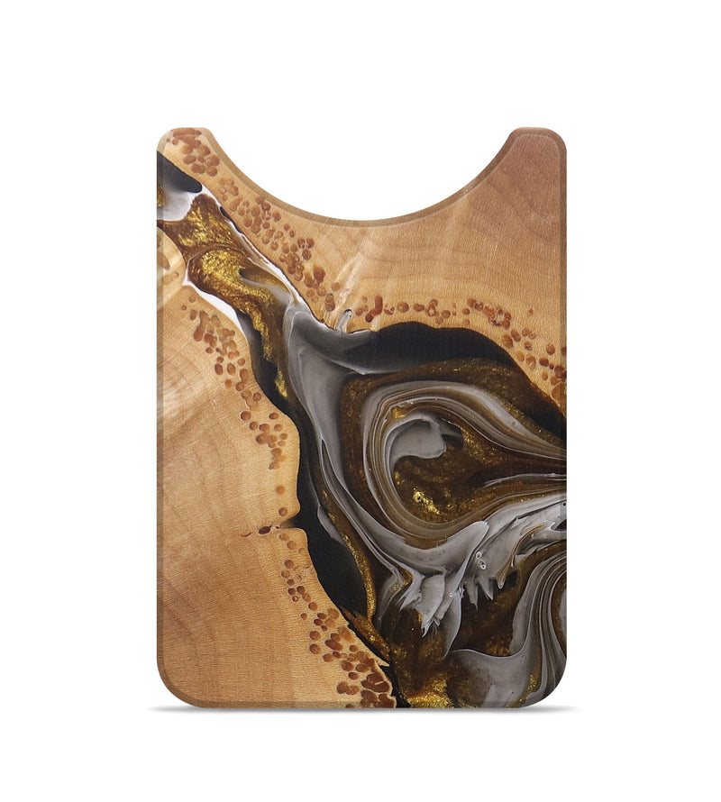 Live Edge Wood+Resin Wallet - Major (Black & White, 695827)