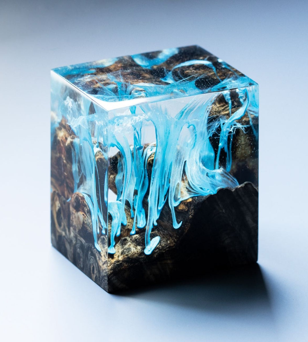 Falling Blue Monolith