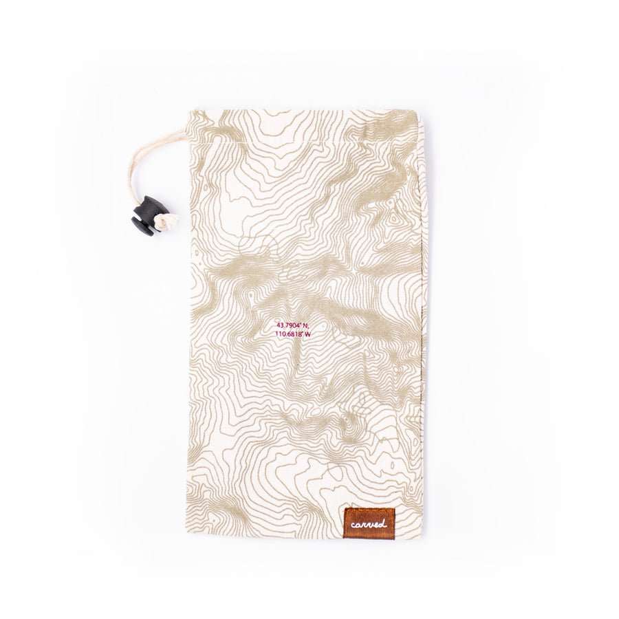 Topographical Canvas Bag