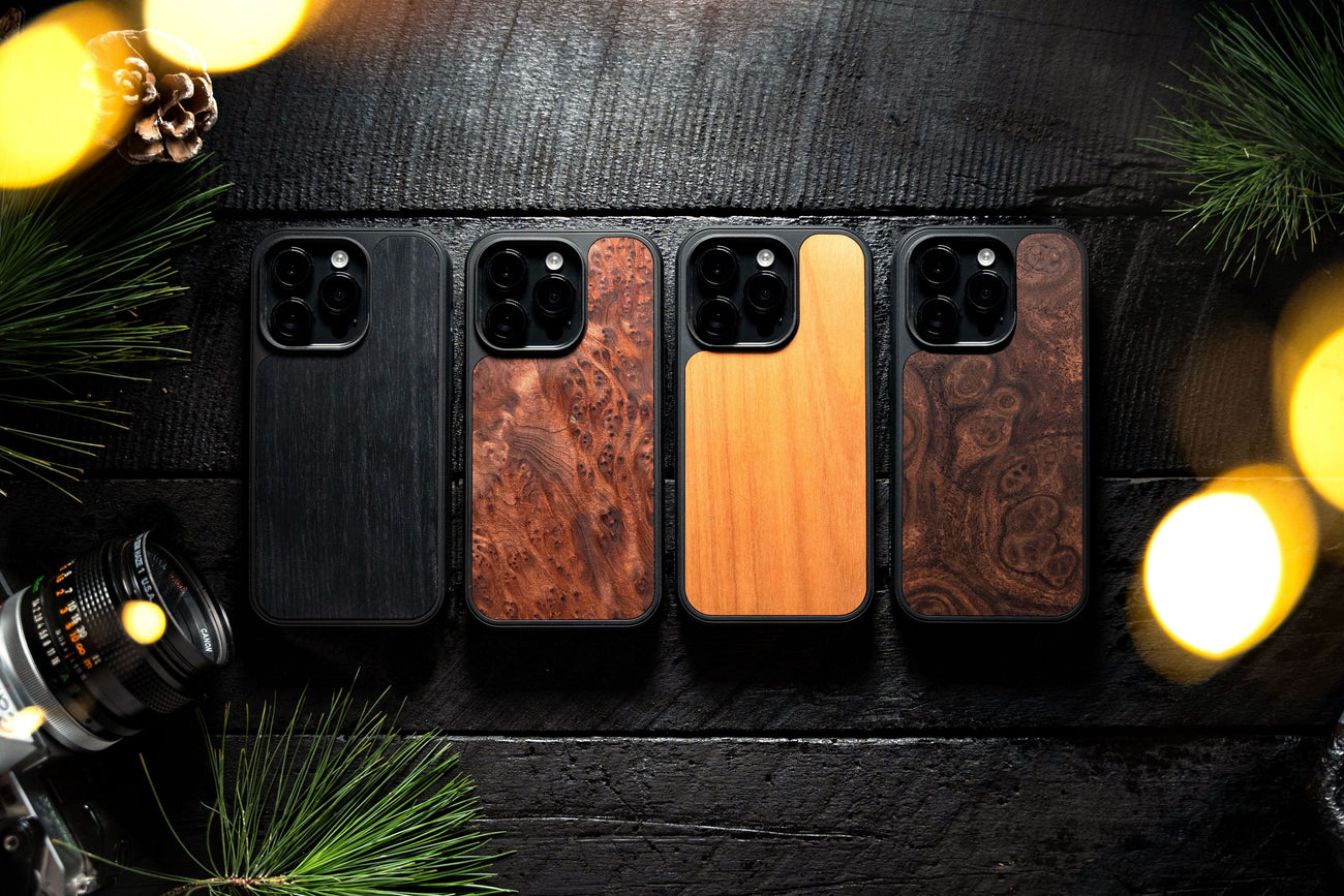 Carved Roots Traveler Case - Redwood Burl Hero Image 1