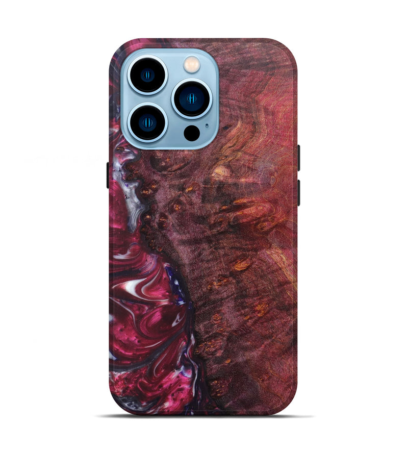 iPhone 14 Pro Wood+Resin Live Edge Phone Case - Okan (Artist Pick, 608641)