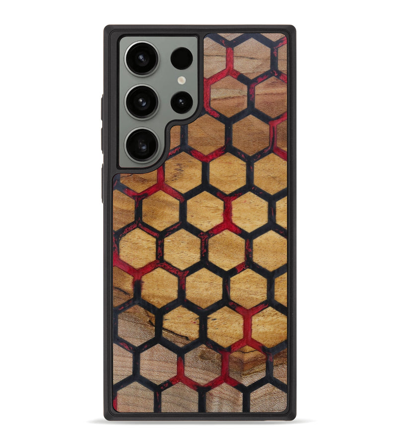 Galaxy S23 Ultra Wood+Resin Phone Case - Destiney (Pattern, 621056)