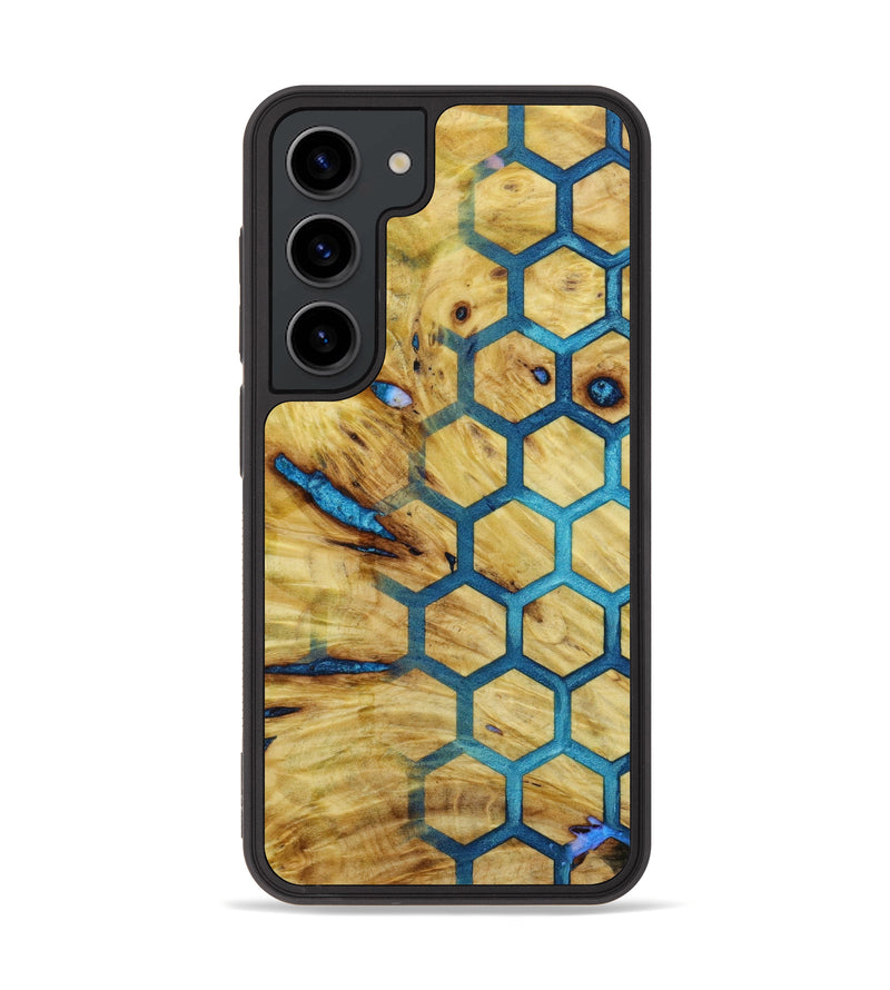 Galaxy S23 Wood+Resin Phone Case - Otis (Pattern, 646650)