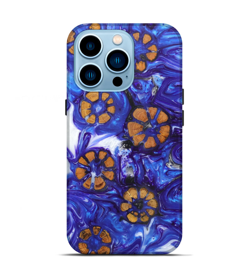 iPhone 14 Pro Wood+Resin Live Edge Phone Case - Darsie (Artist Pick, 605624)