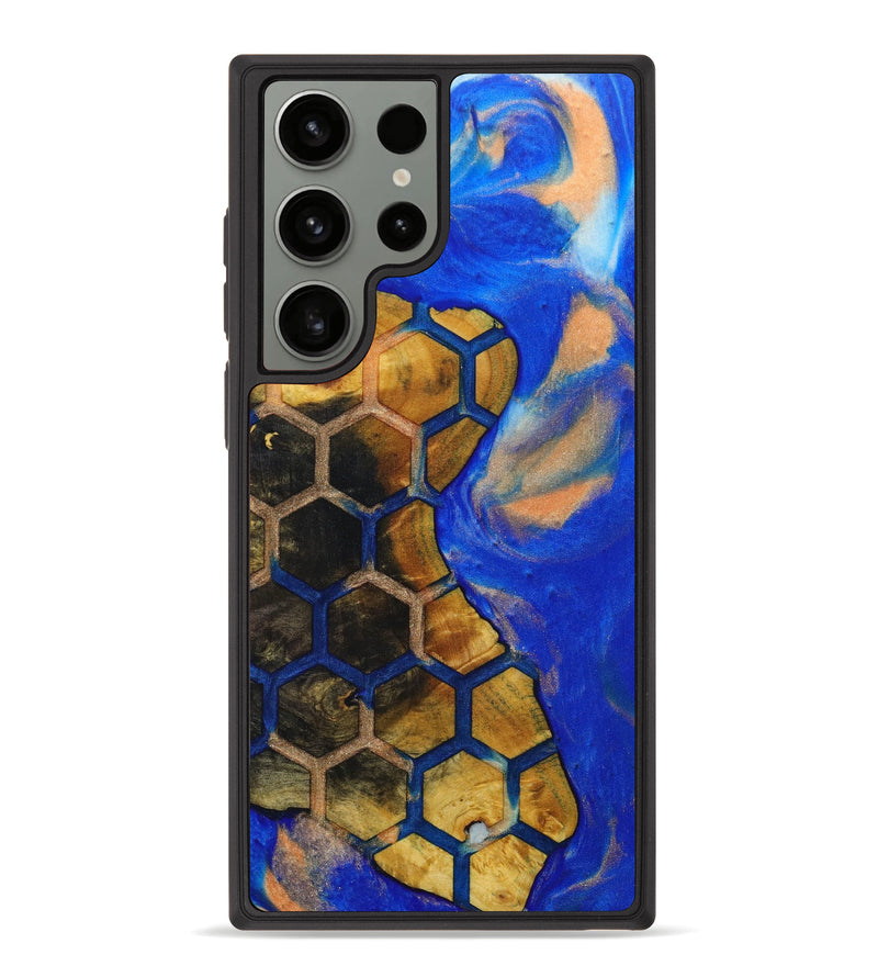 Galaxy S23 Ultra Wood+Resin Phone Case - Kyara (Pattern, 632412)