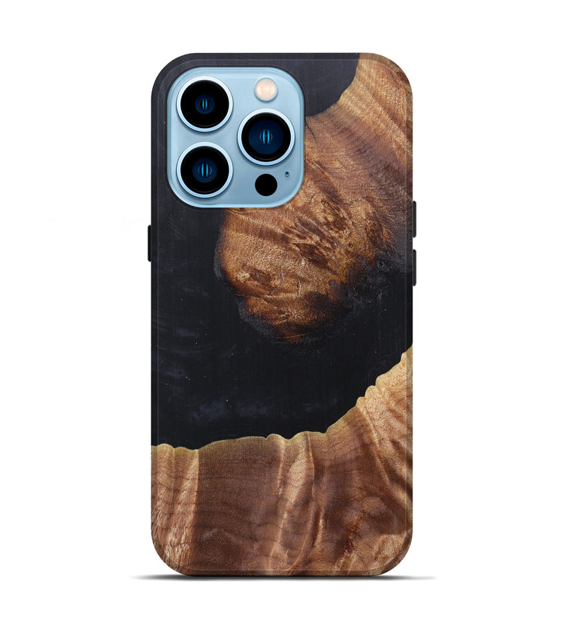 iPhone 14 Pro Wood+Resin Live Edge Phone Case - Berenice (Artist Pick, 608544)
