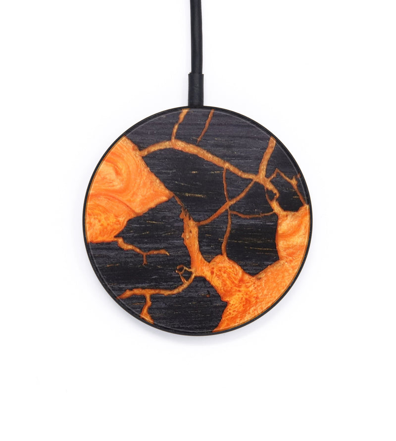 Circle Wood+Resin Wireless Charger - Emmeline (Lava, 625107)