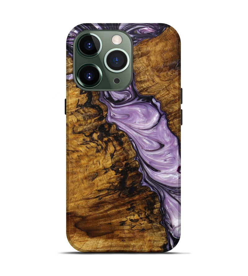 iPhone 13 Pro Wood+Resin Live Edge Phone Case - Cortney (Artist Pick, 631452)