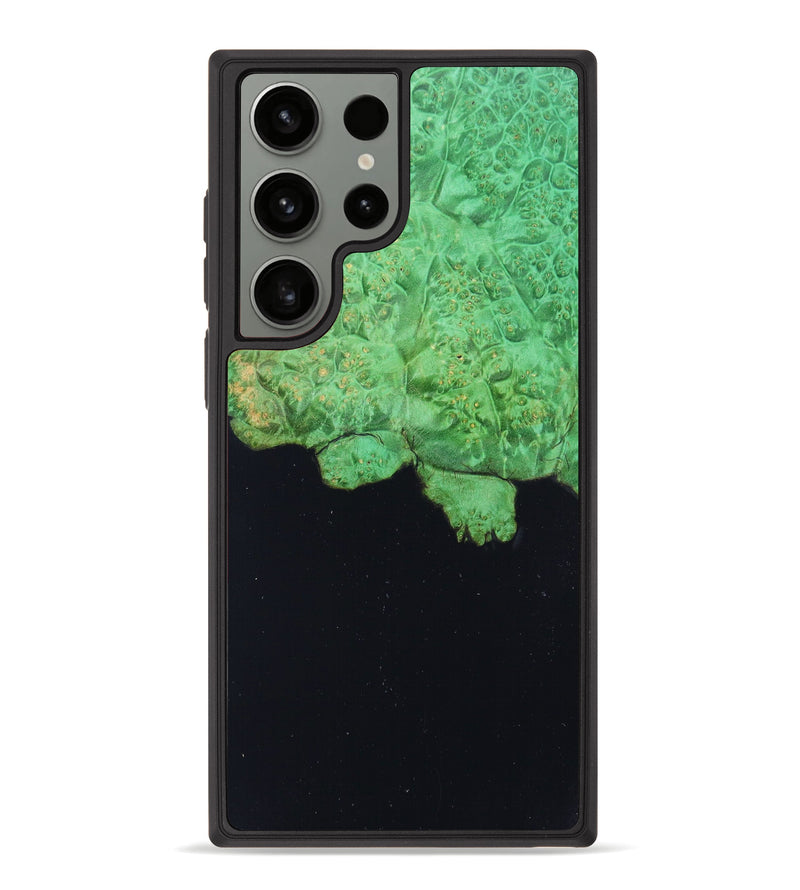 Galaxy S23 Ultra Wood+Resin Phone Case - Sommer (Black & White, 625624)