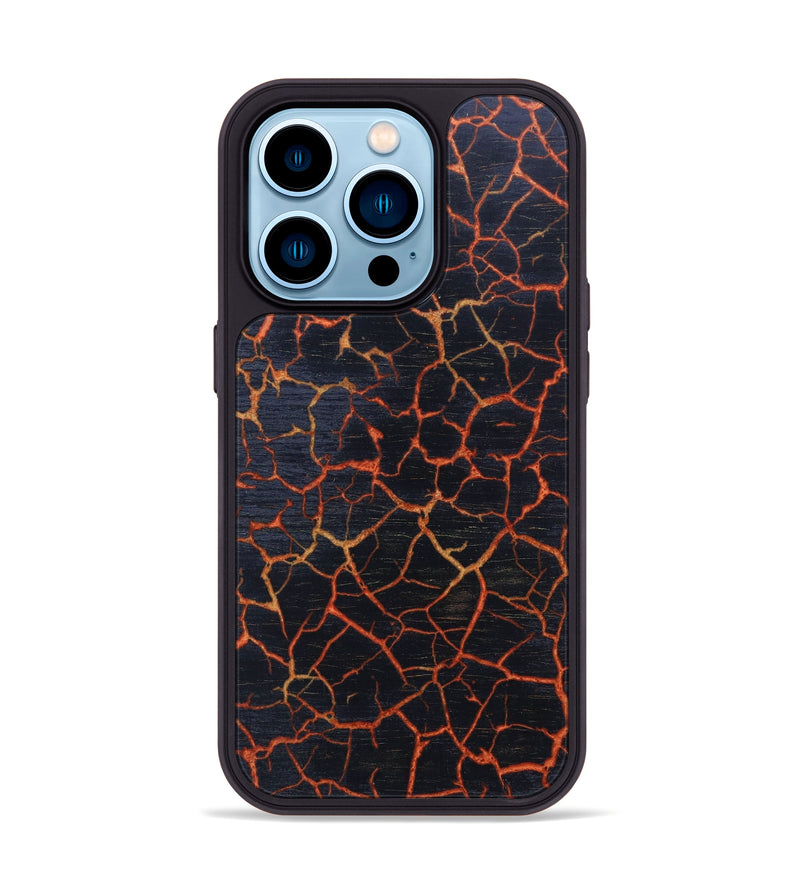 iPhone 14 Pro Wood+Resin Phone Case - Tristan (Lava, 626304)