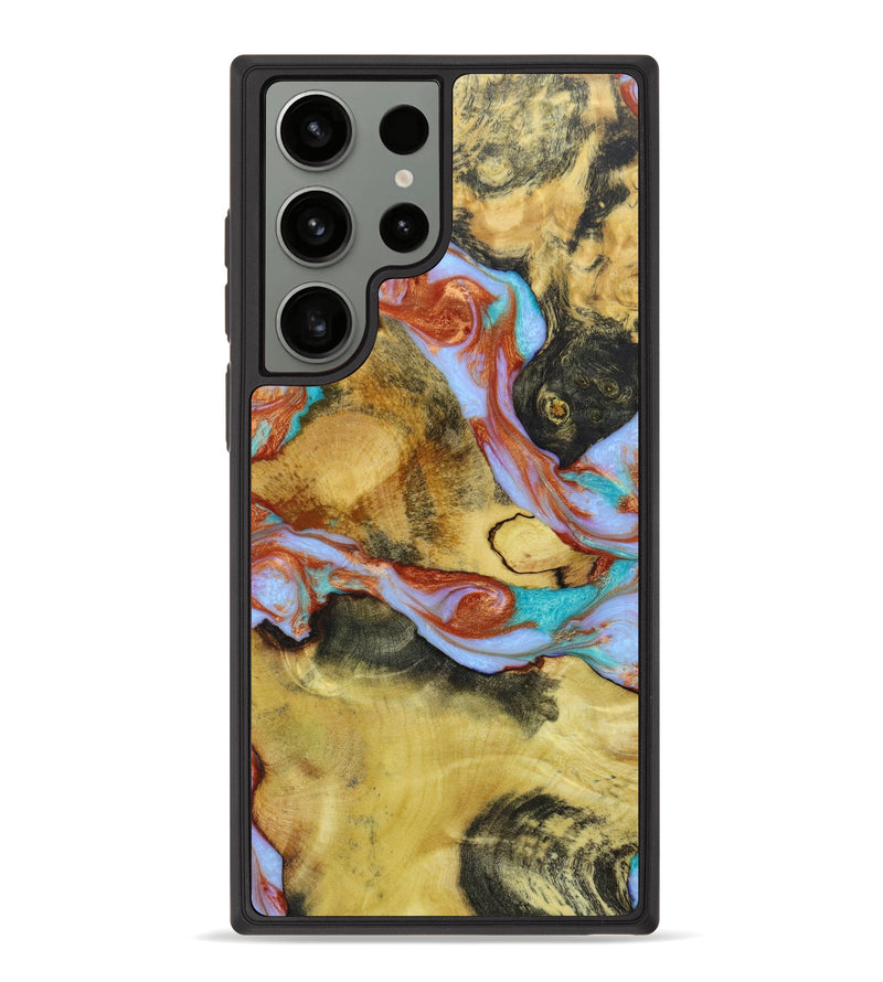 Galaxy S23 Ultra Wood+Resin Phone Case - Marleigh (Mosaic, 622761)