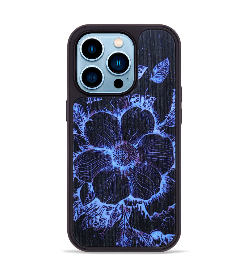 iPhone 14 Pro Wood+Resin Phone Case - Adalyn (Spring, 640413)