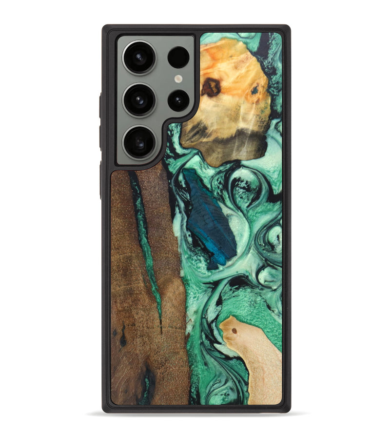 Galaxy S23 Ultra Wood+Resin Phone Case - Lowell (Mosaic, 623461)