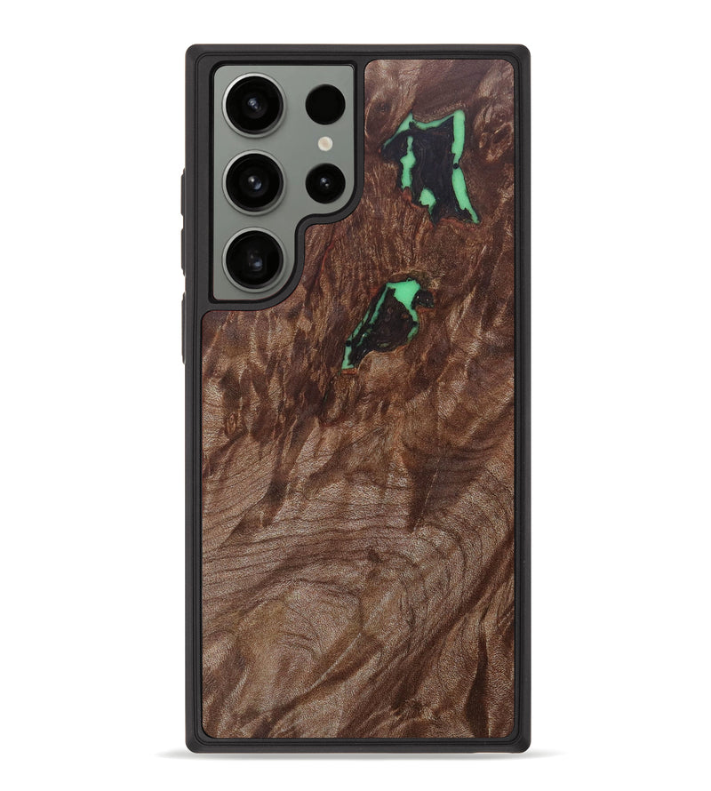 Galaxy S23 Ultra Wood+Resin Phone Case - Jeannette (Maple Burl, 622271)
