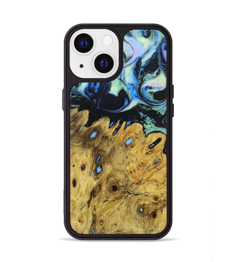 iPhone 13 Wood+Resin Phone Case - Nathalie (Aurora, 618542)
