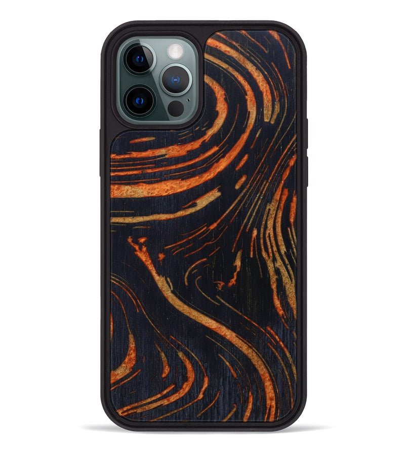 iPhone 12 Pro Wood+Resin Phone Case - Wallace (Lava, 625001)