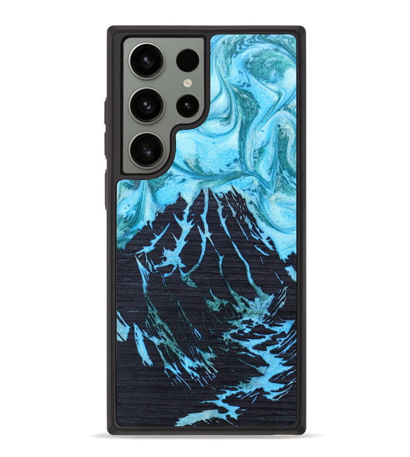 Galaxy S23 Ultra Wood+Resin Phone Case - Novah (Pattern, 630886)
