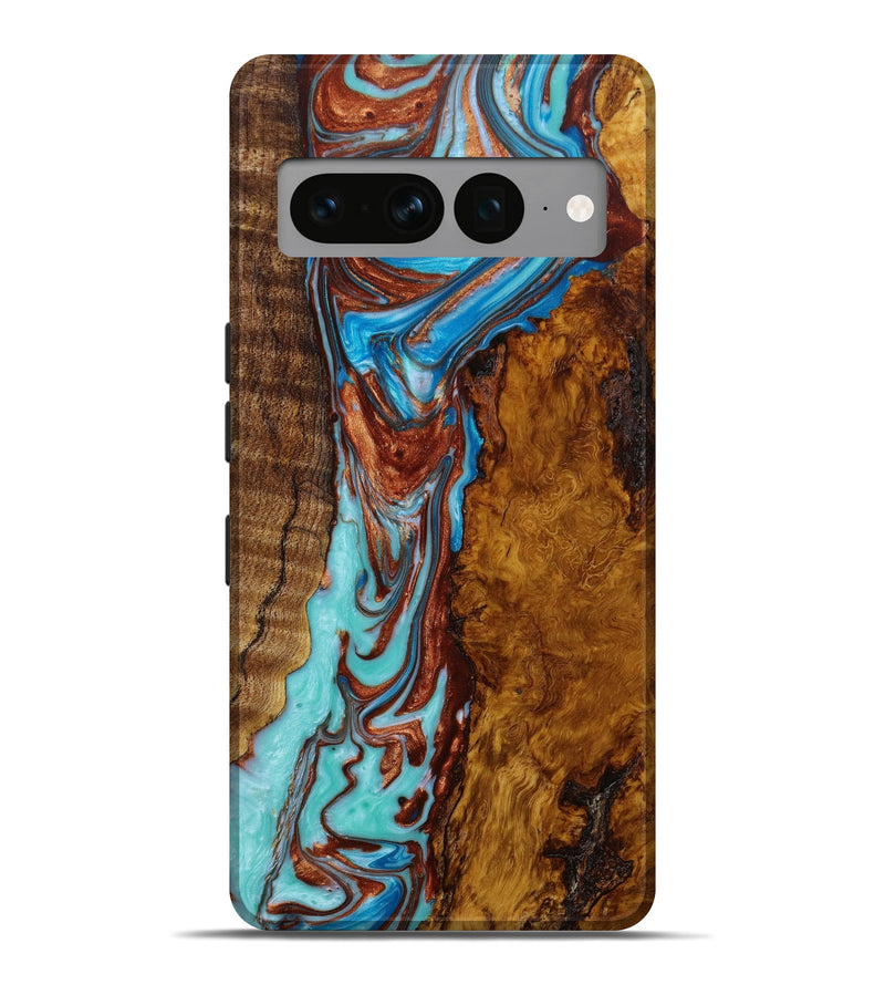 Pixel 7 Pro Wood+Resin Live Edge Phone Case - Kelsie (Artist Pick, 641915)
