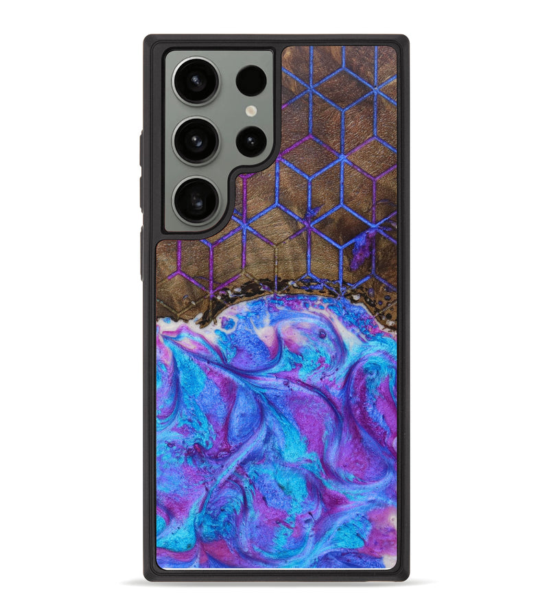 Galaxy S23 Ultra Wood+Resin Phone Case - Krish (Pattern, 624600)