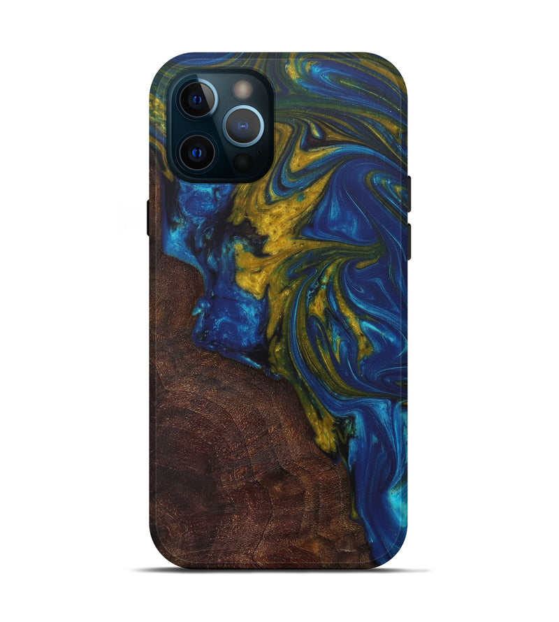 iPhone 12 Pro Wood+Resin Live Edge Phone Case - Lyla (Artist Pick, 623182)