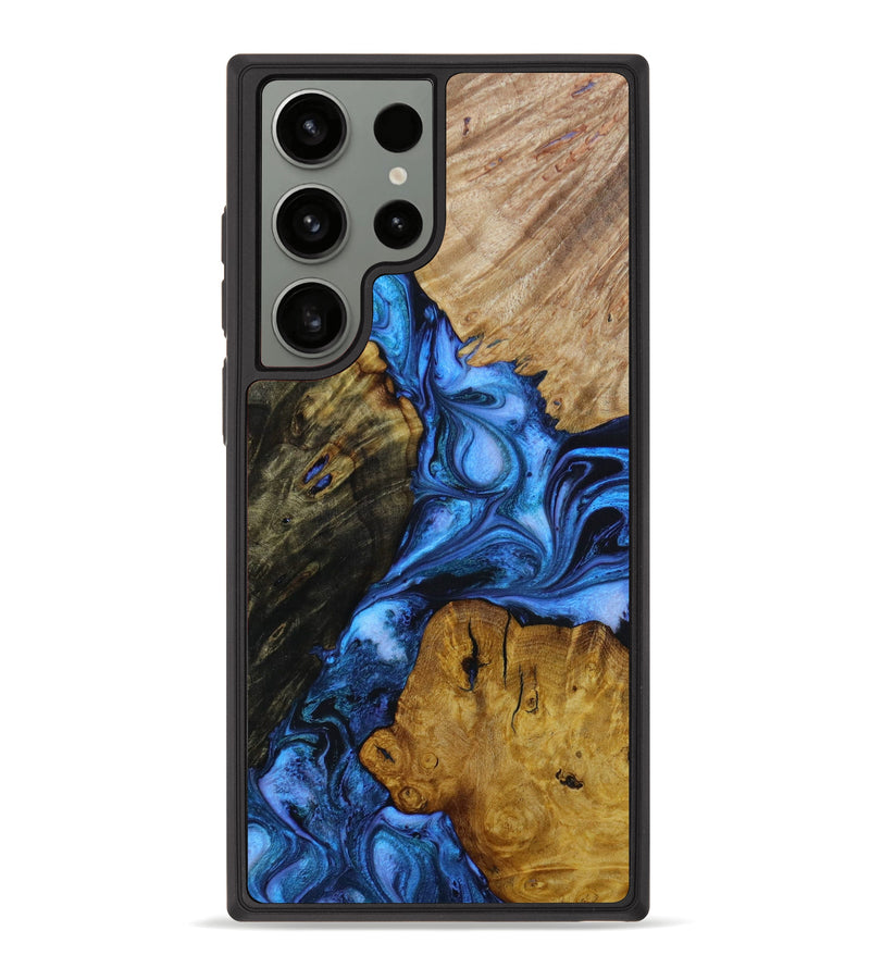 Galaxy S23 Ultra Wood+Resin Phone Case - Clara (Mosaic, 645489)