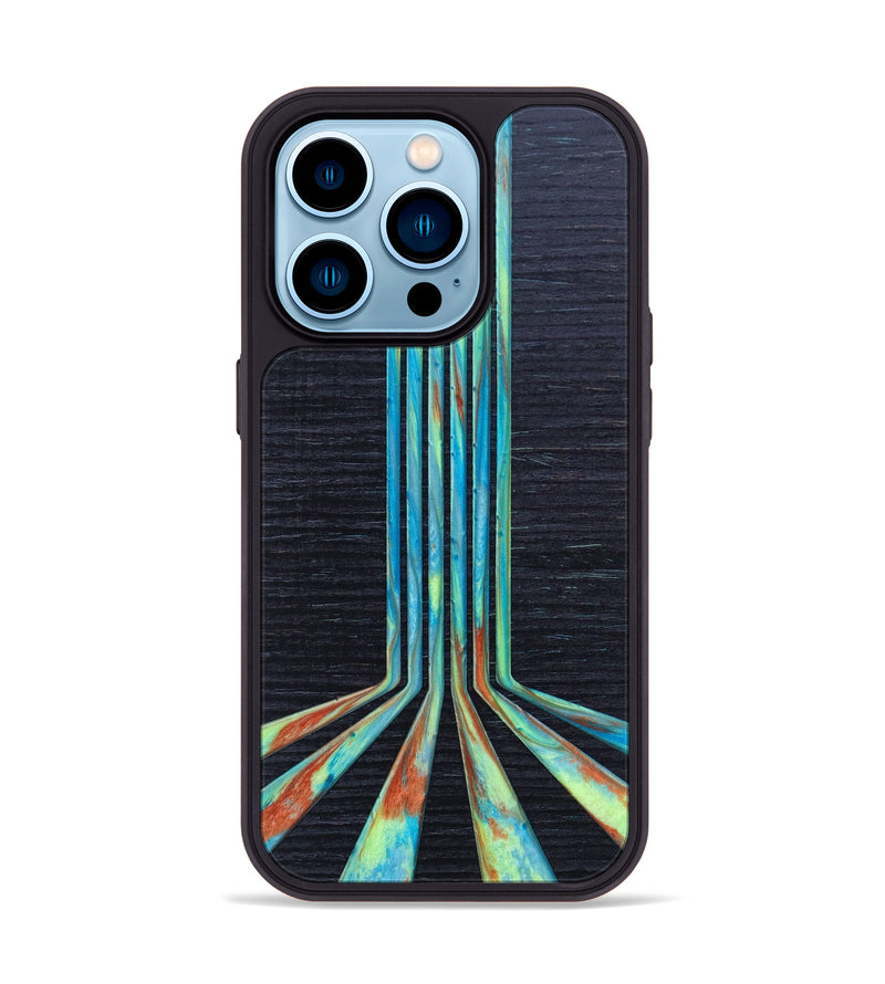 iPhone 14 Pro Wood+Resin Phone Case - Milton (Retro, 634787)
