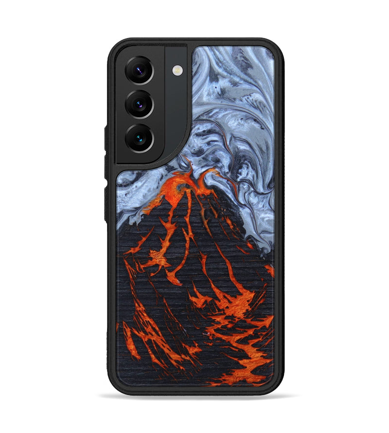 Galaxy S22 Wood+Resin Phone Case - Zack (Lava, 627519)