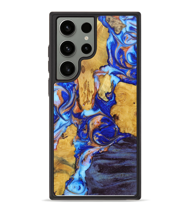 Galaxy S23 Ultra Wood+Resin Phone Case - Yusuf (Mosaic, 624188)
