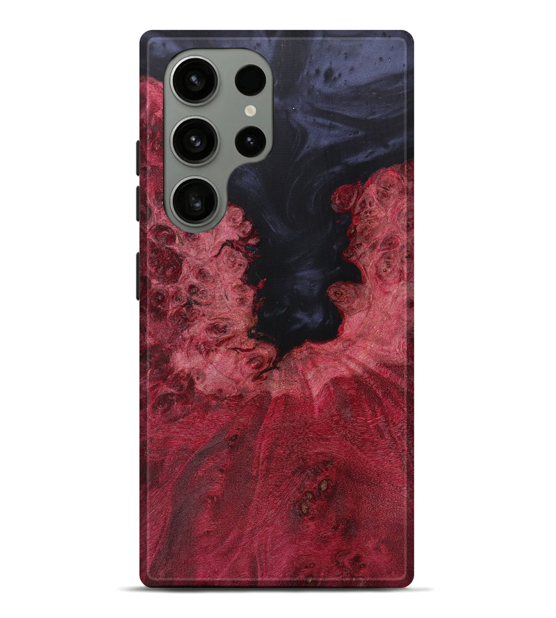 Galaxy S23 Ultra Wood+Resin Live Edge Phone Case - Truett (Black & White, 623578)