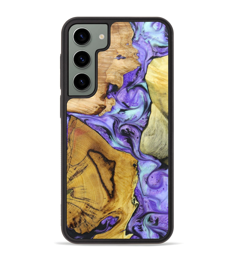 Galaxy S23 Plus Wood+Resin Phone Case - Gertie (Mosaic, 631366)