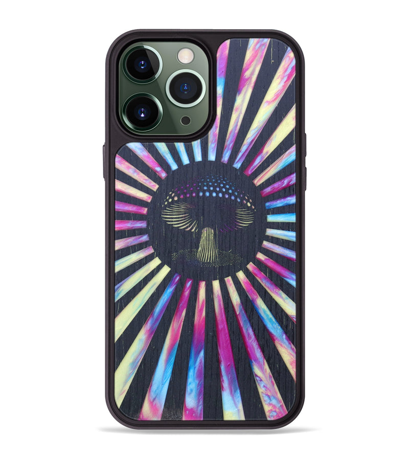 iPhone 13 Pro Max Wood+Resin Phone Case - Candace (Retro, 634465)