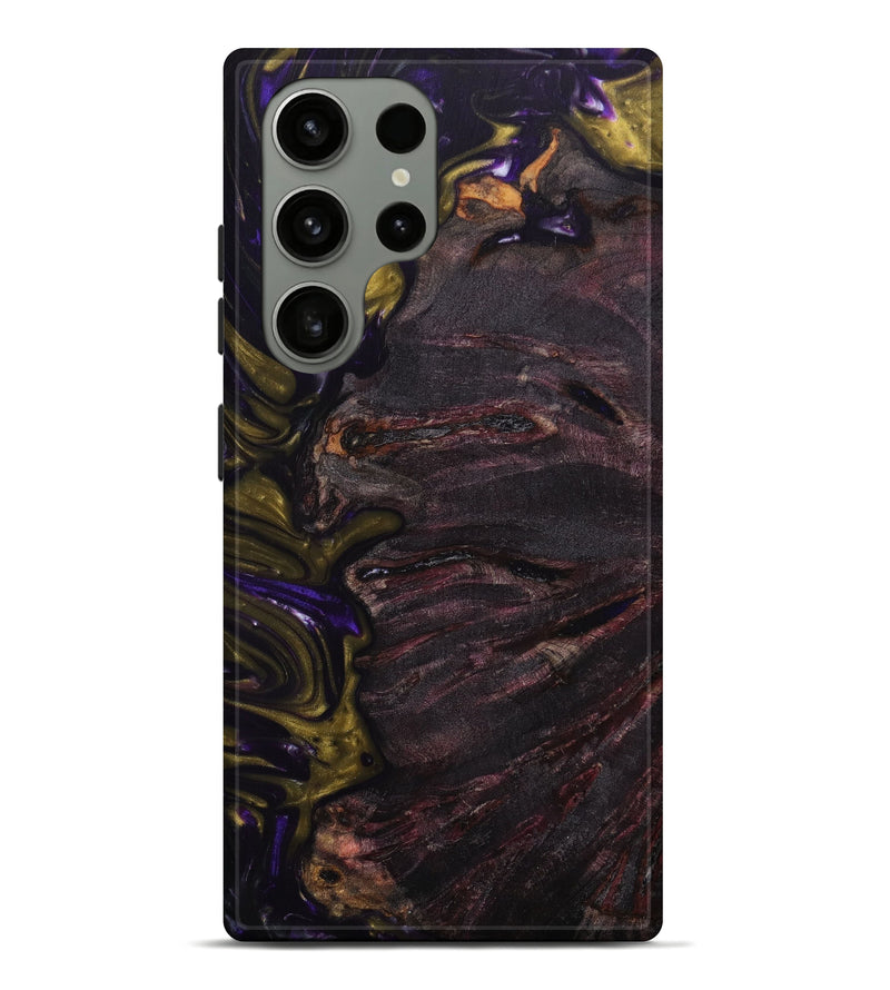 Galaxy S23 Ultra Wood+Resin Live Edge Phone Case - Kymani (Purple, 631276)