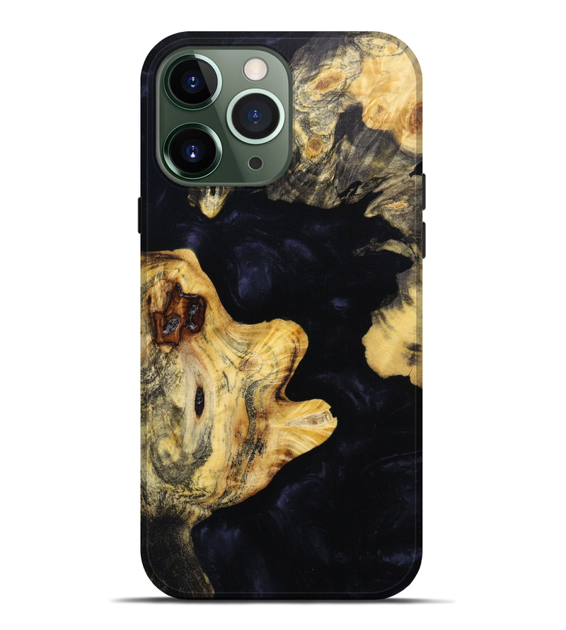 iPhone 13 Pro Max Wood+Resin Live Edge Phone Case - Kari (Artist Pick, 639118)